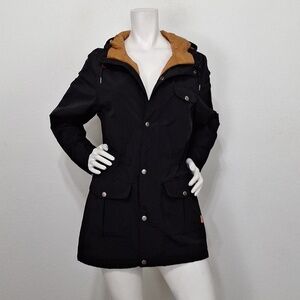 Poler Purveyors & Outfitters Black Gorpcore Hooded Parka Utility Coat Size M